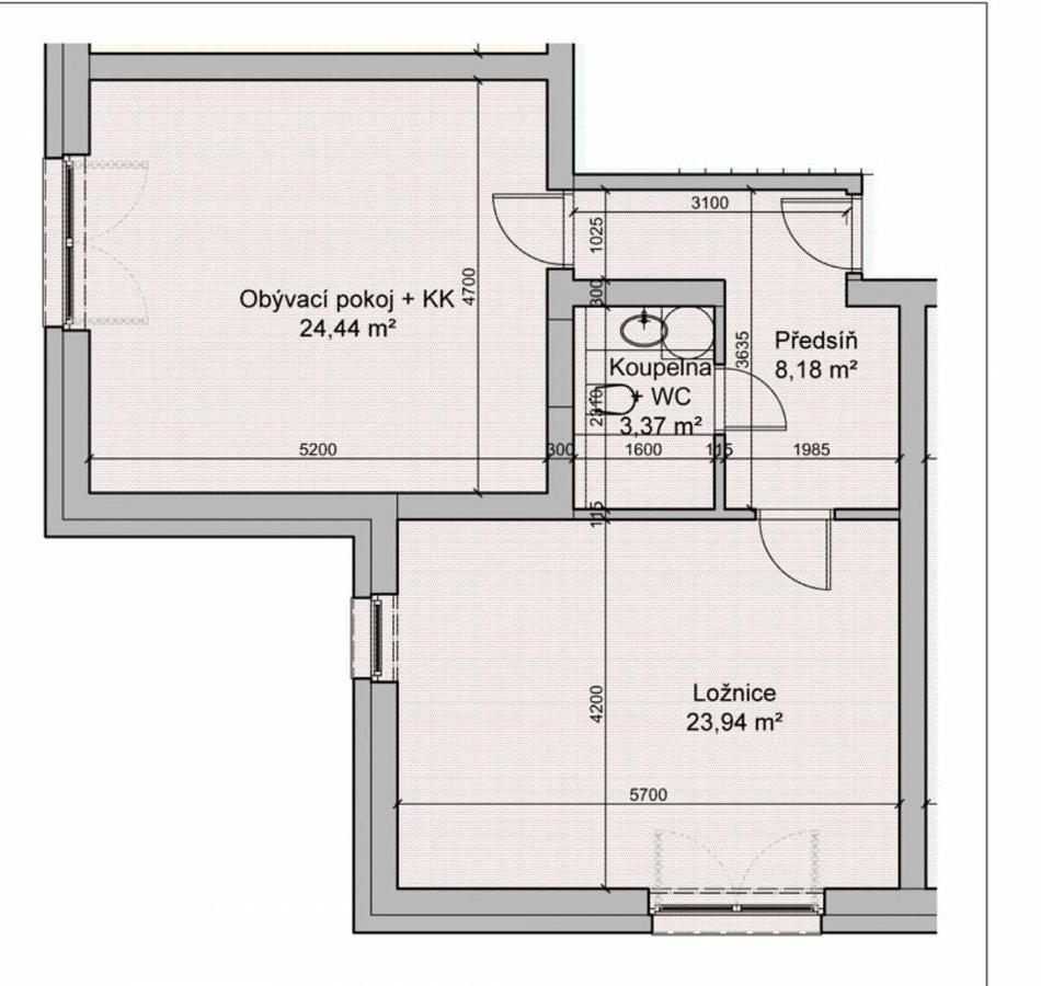 Apartmán Nad terasou Říčky Esterno foto